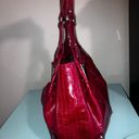 Jessica Simpson  red patent leather bag or tote bag- barely used Photo 1