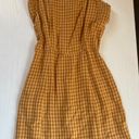 Aeropostale Yellow Plaid Mini  Dress Photo 0