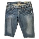 Silver Jeans  Denim Bermuda Shorts Womens Size 26 Blue Medium Wash‎ Photo 0