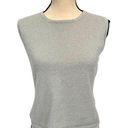 Karen Kane  Lifestyle Cashmere Blend Womens Sweater Size L Sleeveless Metallic Photo 0