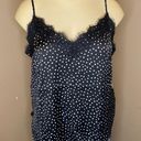 Nordstrom NWT  BP. Lace Black Sketchy Dot Tank Top Camisole Size Medium Photo 0