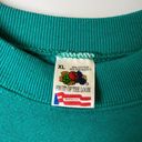 Vintage 90s Ocean City Maryland Crewneck Sweatshirt XL Teal USA Made Unisex Fit Blue Photo 11