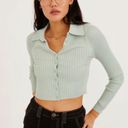 Urban Outfitters UO Skylar Button-Front Cropped Sweater Size S Photo 1