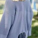 CAbi  Blue Fair Play Sweater Full Zip Pullover Cardigan Reversible Photo 1