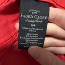 Faded Glory  Women’s Vibrant Red Jeans - Size: 18 Photo 5