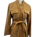 Petite Sophisticate Petite Sophisticated genuine leather tan festival jacket size small Photo 0