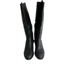 Arturo Chiang  Knee High Buckle Accent Leather Boots, Sz 7 Photo 5