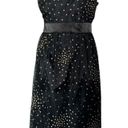 Tiana B  black gold sleeveless tulle dress 6 Photo 4