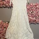 A. Calin White Floral Maxi Dress Photo 0