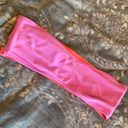 American Eagle AE bandeau swim top two tone pink pullover padded Photo 0