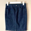 Gap  | Dark Stretch Denim Pencil Skirt Sz 24 Photo 0