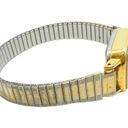 Seiko  Women's Wristwatch Rectangle Manual Wind Analog Silver and Gold Photo 5