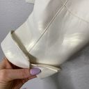 Akris  Lamb Nappa Cropped White Leather Jacket Photo 13