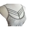 EXPRESS NWT Womens  One Eleven Muted Gray Caged Tissue Tee Tank Top - Sz XS Photo 1