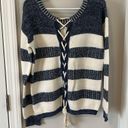 Vintage Havana  blue and white stripped sweater Photo 2