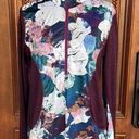 Zelos  Zip Pullover Colorful Womens Medium Long Sleeve Top Photo 0