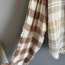 American Eagle Cropped Hooded Flannel Photo 5