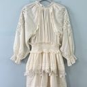 Cleobella NWT  Valeria Ivory Eyelet Lace Organic Cotton Mini Dress Photo 6