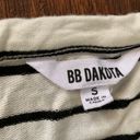 BB Dakota What's The Rouche Dress Size S, sleeveless, Striped White/black Photo 9