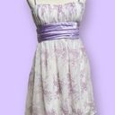 Morgan & Co  Light Purple Floral Print Dress Size 9/10 Fairycore Feminine Wedding Photo 1