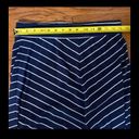 Cato stripe Navy blue & White long skirt. Size small Photo 6