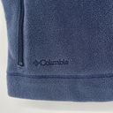 Columbia  Navy Blue Full Zip Fleece Vest Size Medium Photo 1