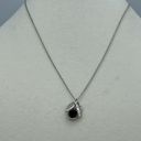 Onyx Vintage de sterling black  delicate necklace Photo 1