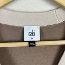 CAbi  Genteel Sweater Cardigan Size Medium Long Duster Button Front l Brown 6161 Photo 2