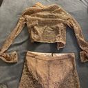 Two Piece Set Gold Size M Photo 2