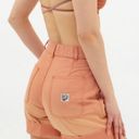 BDG Urban Outfitters High Rise Cargo Shorts Ombre Orange Photo 0