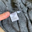 Loft  Lounge Gray Cable Knit Wool Mohair Shrug Shawl Small S Photo 3