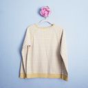 Draper James  Gingham Print Natalie Sweatshirt Yellow Multi/Yellow Gingham S Photo 2