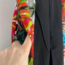 Line and Dot NWT  Rainbow Tropical Silk Pants Cropped Size Small S NEW Photo 5