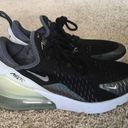 Nike Air Max 270 Black White Athletic Running Shoes Size 8 Women’s / 6.5Y Photo 3