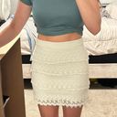 American Eagle Outfitters White Lace Skirt Photo 0