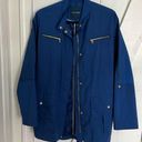 Cole Haan  Blue Raincoat Jacket Size L Photo 0