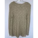 Full Tilt  Women's Sweater Long Sleeve Pullover Knit Semi Sheer Scoop Neck Large Photo 2