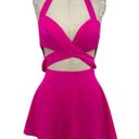 NBD Naven x  Hot Pink Criss Cross Cut Out Dress Revolve Size 0 Photo 0