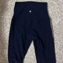 Lululemon Align Short HR 8” Blue Size 4 Photo 2