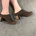 Sorel  Brown Addington Mules Slip On Clogs Photo 2