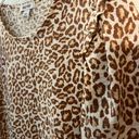 Nine West short sleeve animal print top Photo 2