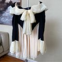 House Of CB  'Alana' Black & Cream Off Shoulder Dress NWOT size M Fuller & Taller Photo 5