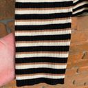 Nine West  Women's Ribbed Striped Crew Neck Long Sleeve Pullover Sweater Size XXL Photo 1