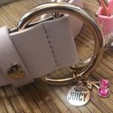 Juicy Couture NWT Blush Pink Signature Logo Cherry Charm Leather Belt M/L Photo 2