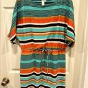 Emma & Michelle  Multicolored Striped Striped Dress size 12 Photo 0