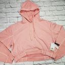 Nordstrom  Womens Size Medium Cropped Pink Pudding Hoodie Photo 0