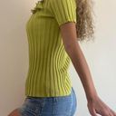 Prominence Citron Green Knit Top Photo 1