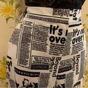 OVI all over print newspaper pants size L Photo 1