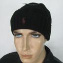 Polo Ralph Lauren black Beanie Hat One Size. Photo 0