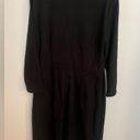 J. McLaughlin  Black Dress 3/4 Sleeve Knee Length  Size M Photo 1